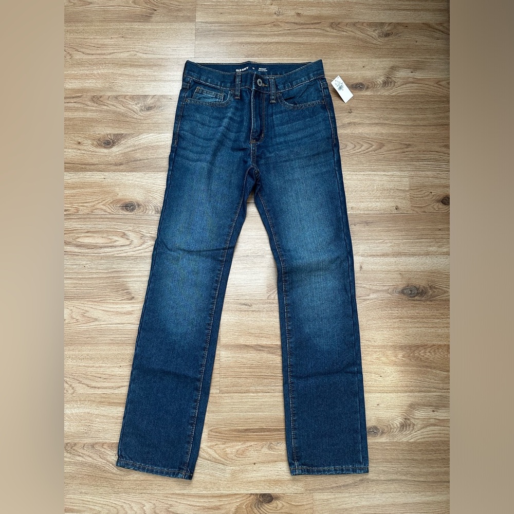 Old Navy Demin Jean Boys Pants Size 12 NWT Skinny